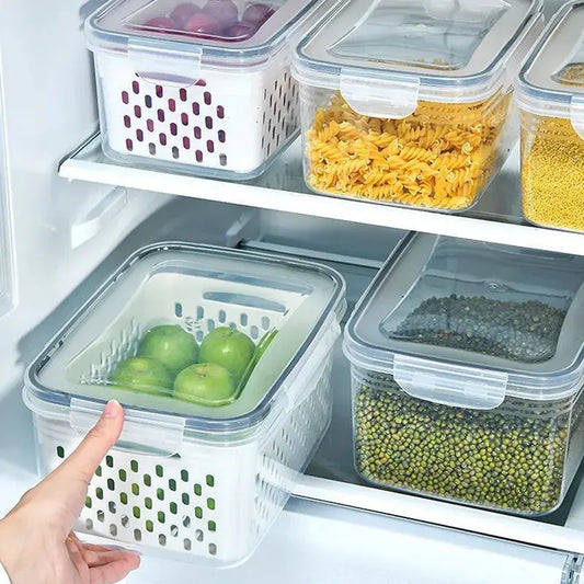 Boîtes de Conservation Alimentaire avec Panier d'Égouttage Home and Kitchen
